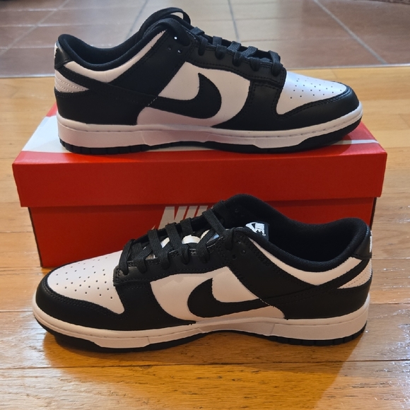 Nike Other - Nike Dunk Low Retro Mens Size 9.5 Whit Black Panda DD1391 100 Sneakers Shoes